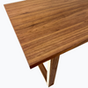 'Opulence' Walnut Table with Brass Elements - Wild Wood Factory