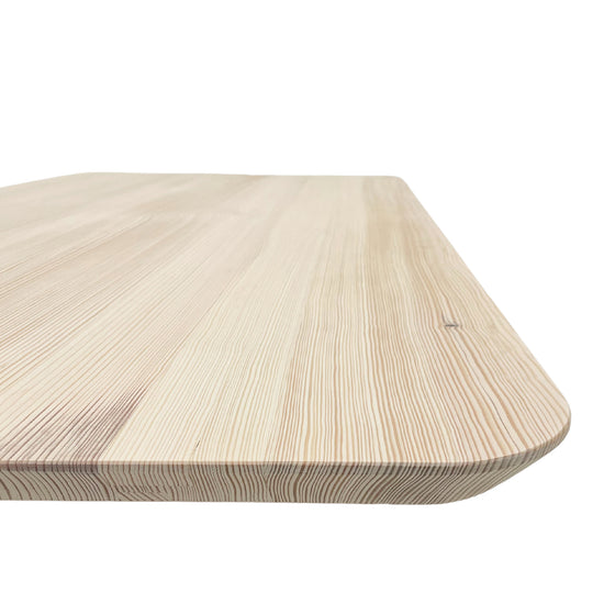 Pine wood table top with rounded edges - Wild Wood Factory