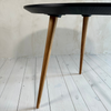 'Black Swan Limited' Round Ash Wood table - Wild Wood Factory