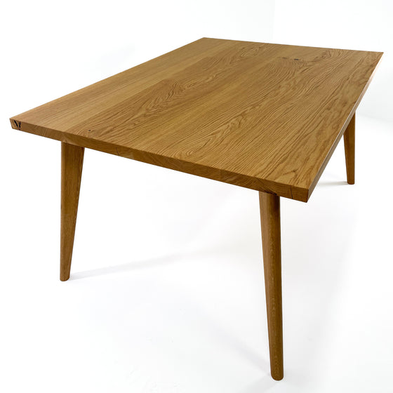 'It's a match' Oak Wood dining table - Wild Wood Factory