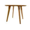 'Fair and Square' Round Ash Wood table - Wild Wood Factory