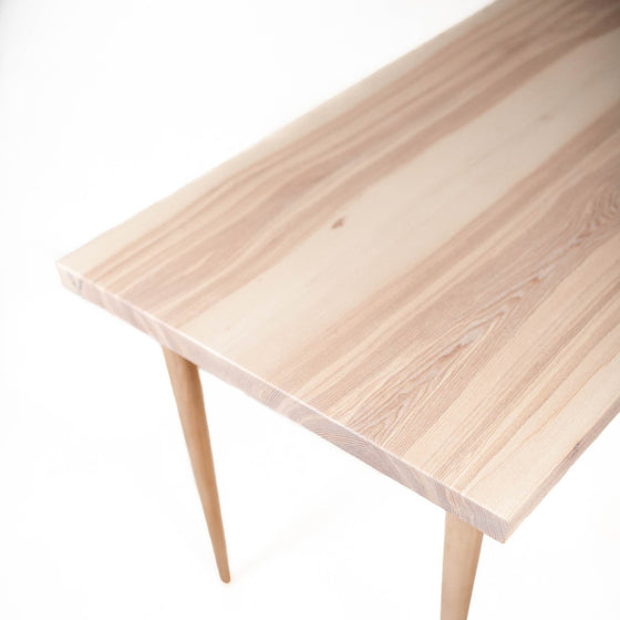 'Lunar' Ash solid wood Dining Table - Wild Wood Factory