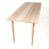 'Lunar' Ash solid wood Dining Table - Wild Wood Factory