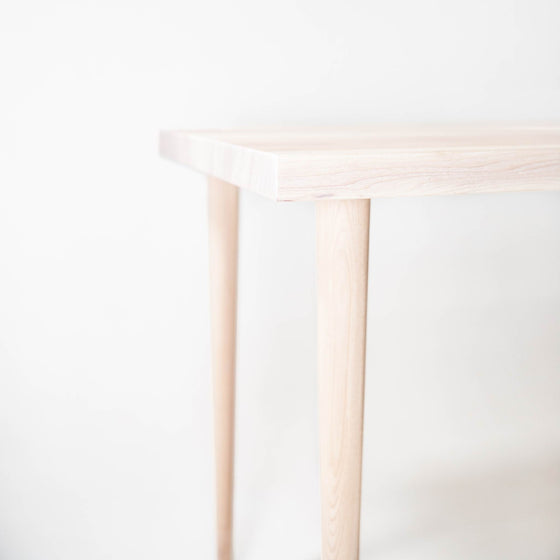 'Lunar' Ash solid wood Dining Table - Wild Wood Factory