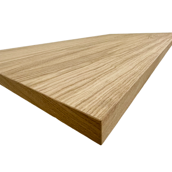 Solid oak wood veneer desk top - Wild Wood Factory