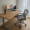 Solid oak wood veneer desk top - Wild Wood Factory