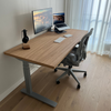 Solid oak wood veneer desk top - Wild Wood Factory