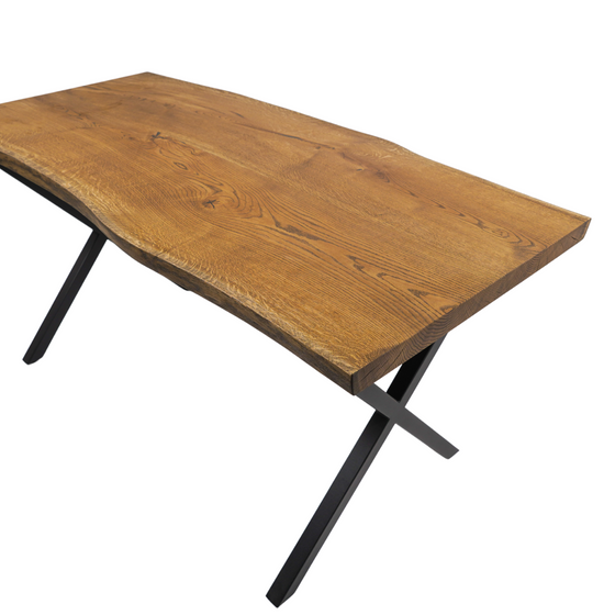 Elegant X-type Steel table Legs - Wild Wood Factory