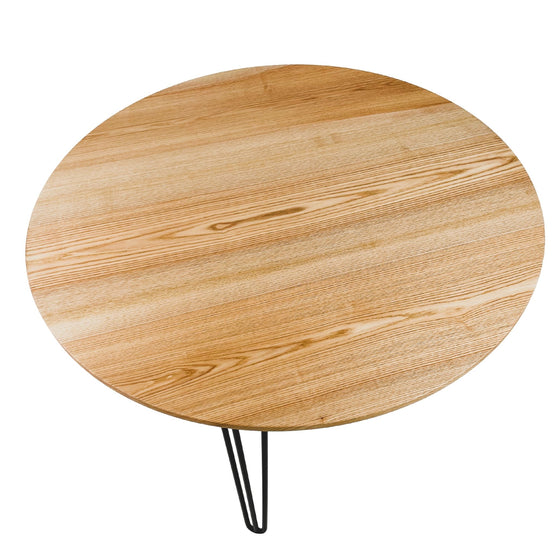 'Ever' Ash Wood Dining Table - Wild Wood Factory