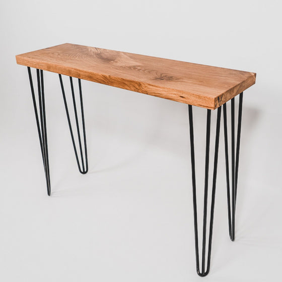 'Entryway' Oak Wood Console Table - Wild Wood Factory
