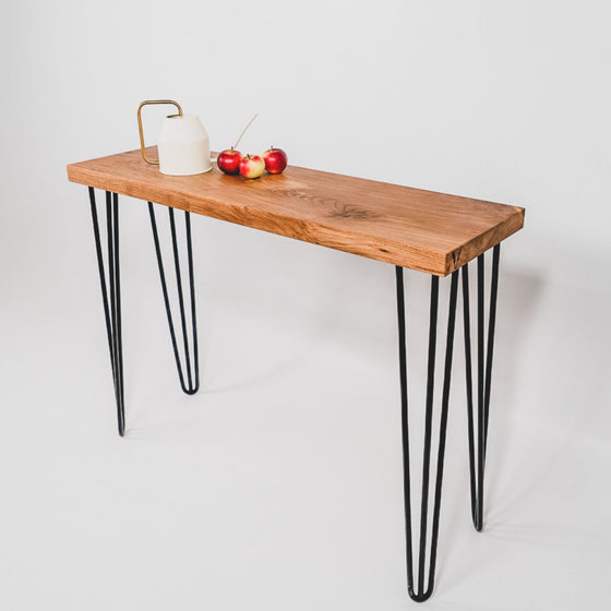 'Entryway' Oak Wood Console Table - Wild Wood Factory