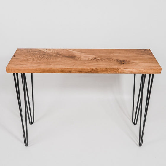 'Entryway' Oak Wood Console Table - Wild Wood Factory