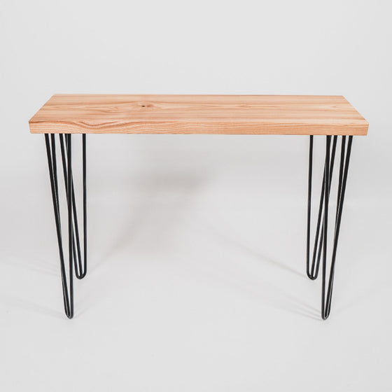 'Foyer' Ash Wood Console Table - Wild Wood Factory