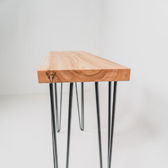 'Foyer' Ash Wood Console Table - Wild Wood Factory