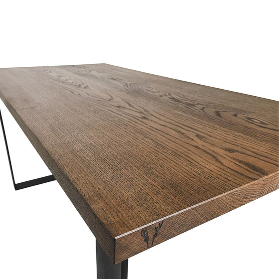 'No matter what' Oak Wood Dining table - Wild Wood Factory